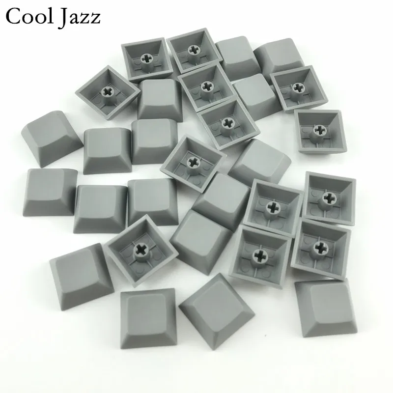 Cool Jazz dsa pbt Cherry mx механическая клавиатура, колпачки 1u, смешанные цвета, черный, серый, красный, esc, клавиша для механической клавиатуры