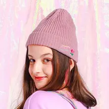 Bentoy розовая Кепка Сейлор Мун Мода для девочек кепки с вышивкой Корея Harajuku Skullies& Beanies красота Новое поступление в форме сердца керлинг