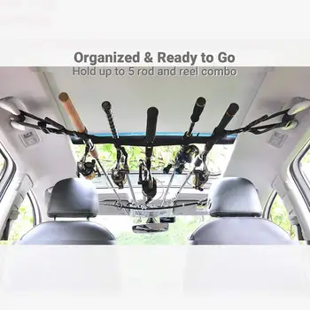 

2019 New 1 Pcs Fishing Rod Saver Vehicle Rod Carrier Tape Rod Holder Belt Strap