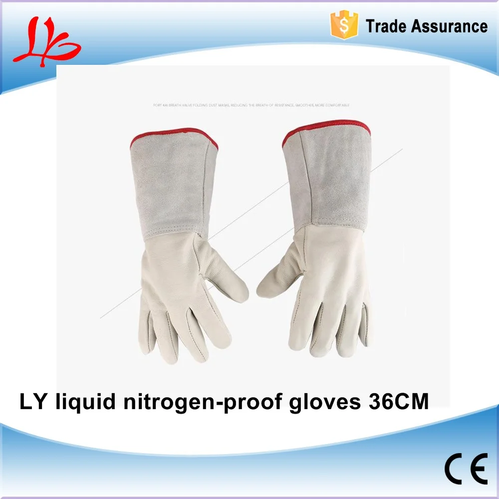 Cryogenic Glove liquid nitrogen proof gloves 36CM prevention range from