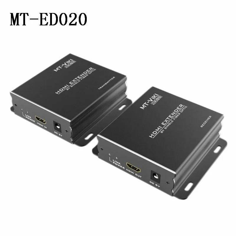 Hot MT-VIKI HDMI To Optical Fibre Extender 20KM 1080P Ultra Clear Full HD Video Adapter Sender Transmitter Receiver 1 Pair | Электроника