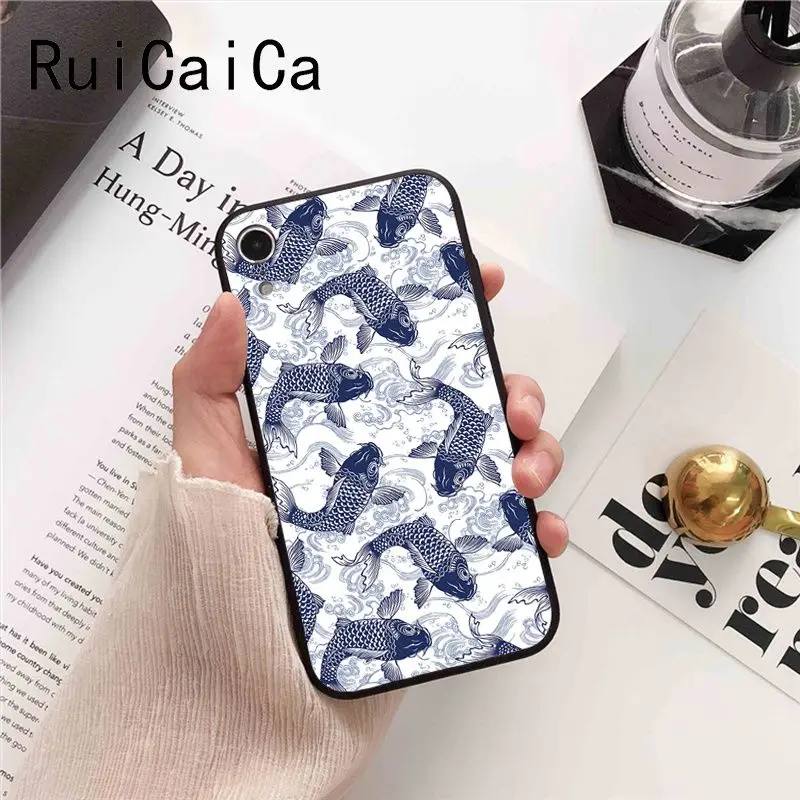 Japanese Style Anime Embossed crane fox