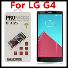 С розничной упаковкой DHL, 50 шт в наборе, 2.5D 0,3 мм Высокое качество премиум класса, закаленное Стекло Экран протектор для LG G4 Фирменная Новинка Стекло пленка