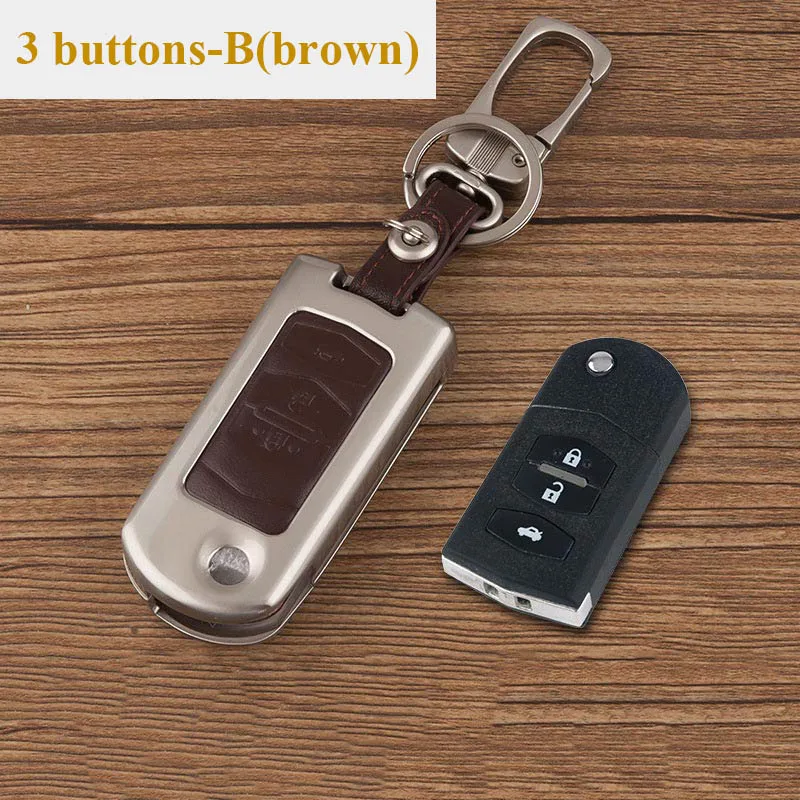 3 buttons-B(brown)