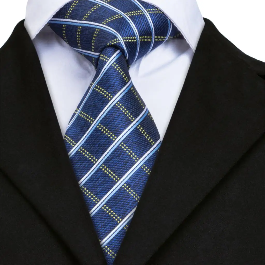 mens blue silk ties