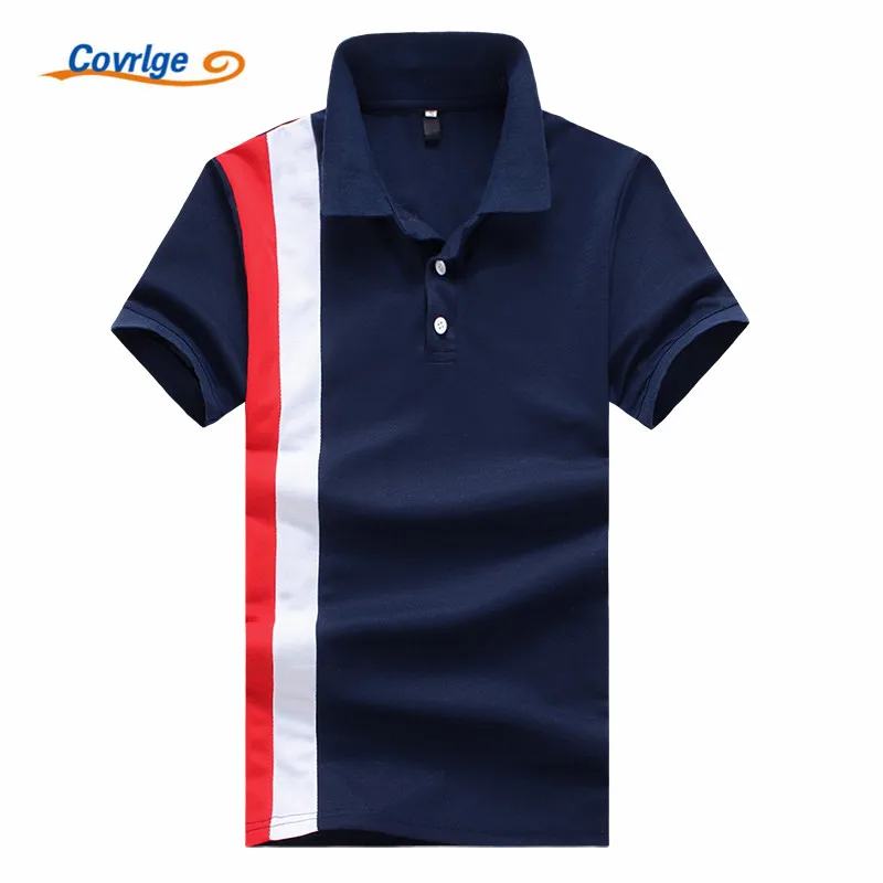 

Covrlge 2019 High Quality Tops&Tees Men's Polo Shirts Business Fashion Slim Fit Style Summer Short Sleeve Polo Shirt Men MTP064