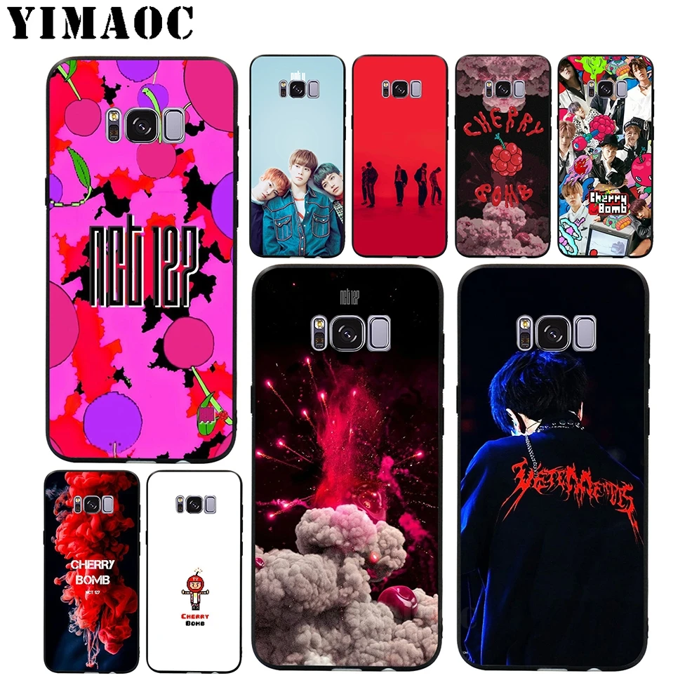 Мягкий силиконовый чехол YIMAOC NCT Kpop для samsung Galaxy A3 A5 A6 Plus 2017 2016 S6 S7 Edge S8 S9 и Note 8 9 |