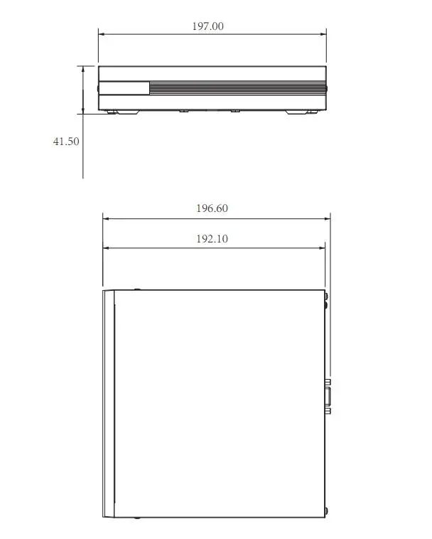 Dahua EZ-IP NVR NVR1B04HC/E NVR1B08HC/E 4/8 канальный Купер 1U H.265 сетевой видеорегистратор