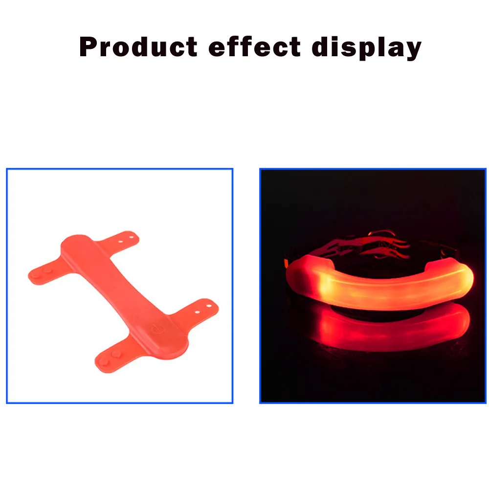Силиконовые ремни безопасности предупреждающие огни для собак домашних животных Aupplies светодиодный светильник светящийся Бандаж на ошейник для собак Домашние животные Acessorios#815