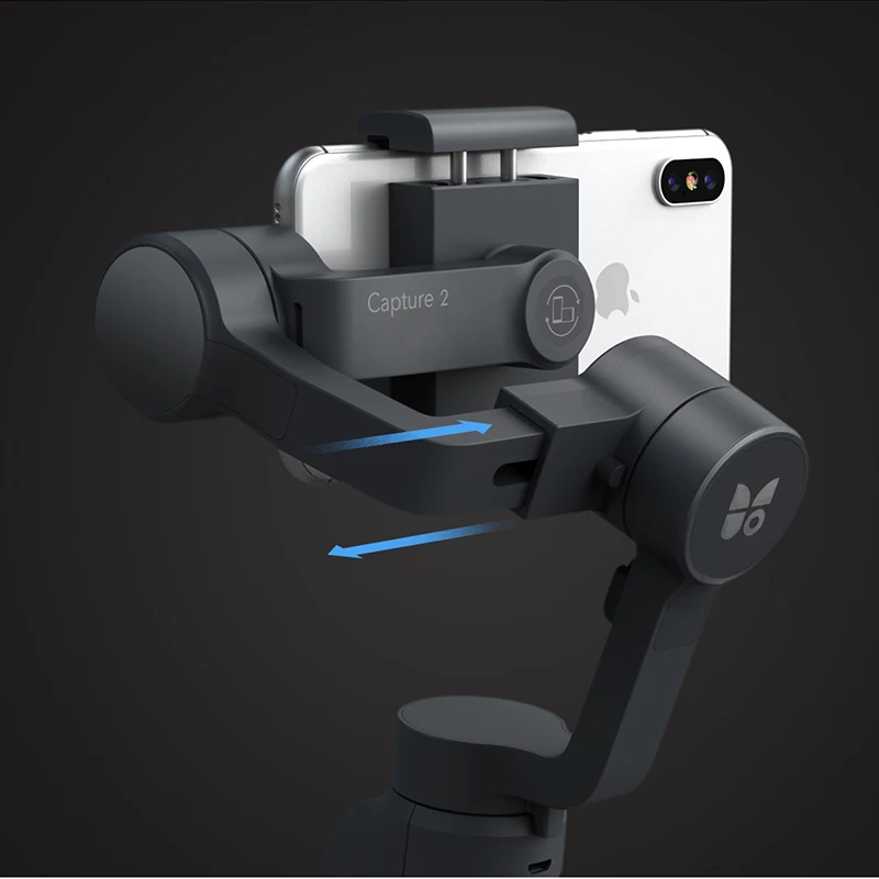  Funsnap Caputure 2 Smartphone 3 Axis Gimba Action Camera Gimbal for IOS Andriod Gopro 7 6 5 EKEN Yi