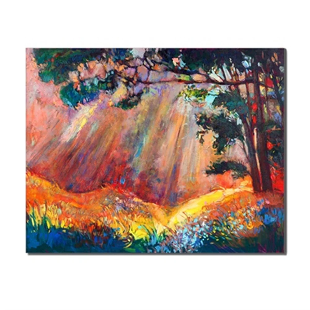 

Abstract Colorful Modern Fashionable Scene Frameless Canvas Prints Oil Painting Poster Kids Room Unique Gift For Home Decoration