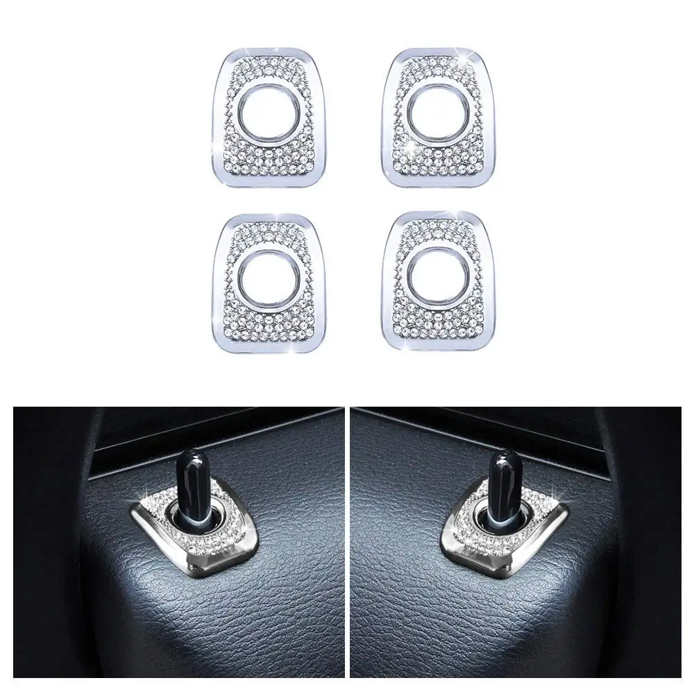 

Compatible Door Lock Pins Caps for BMW Accessories Parts Covers Decals Stickers Bling Interior Inside Decorations X3 X4 Series