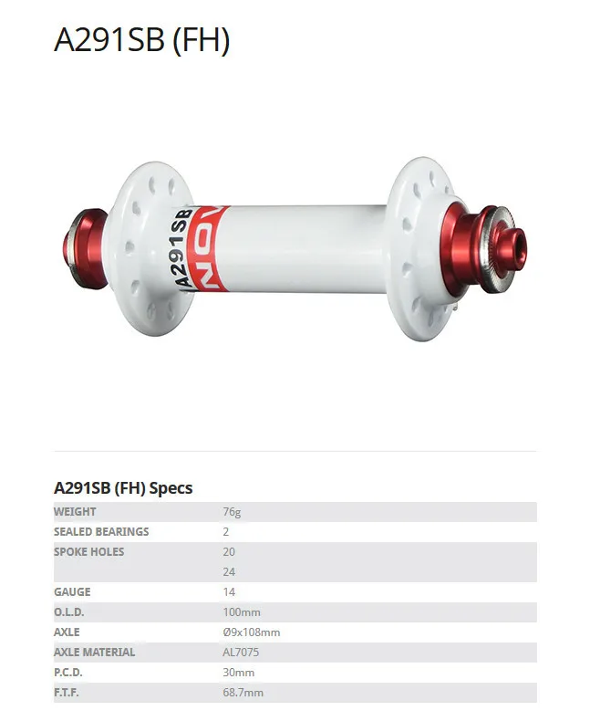 Novatec A291SB Specifications