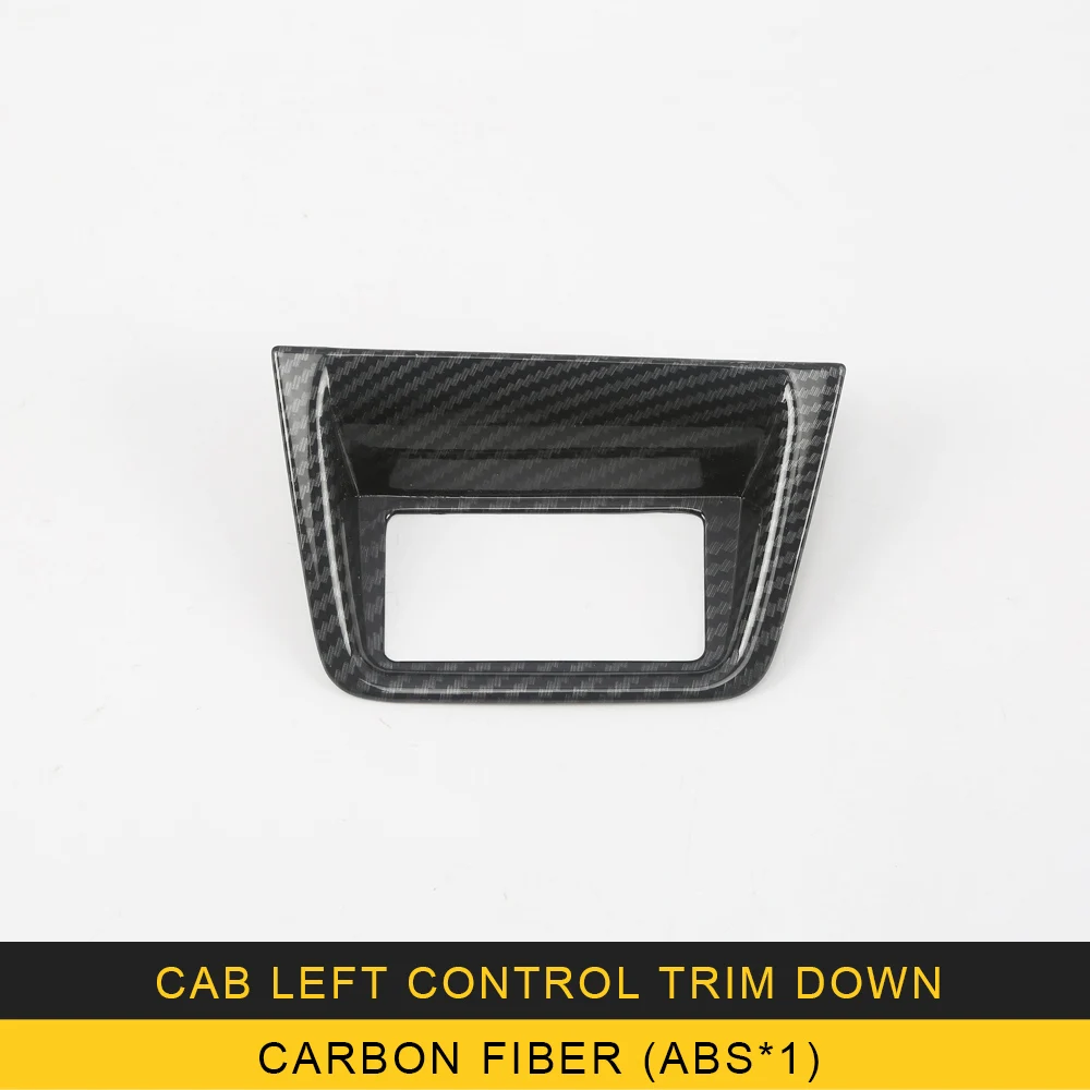 Dashboard Left Down Control Cab Left Trim Interior Accessories Stickers for Honda Accord 2018