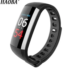 HAOBA смарт-браслет цветной ЖК-монитор сердечного ритма кровяное давление монитор сна Шагомер фитнес Bluetooth Смарт-браслет для IOS Android