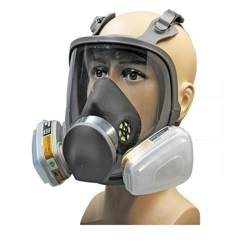 Full Face Gas Mask Chemical Respirator Against Organic Vapor/Chlorine