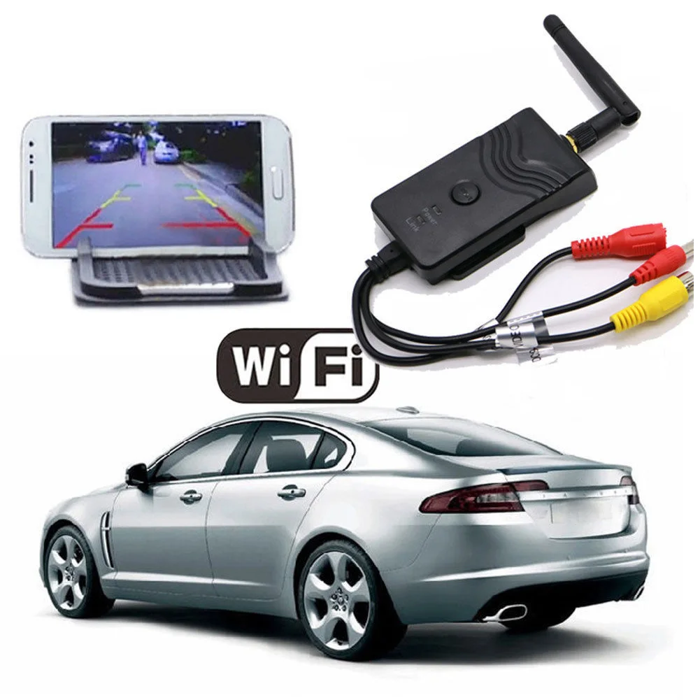 

Video Backup Wiring Free For IPhone Android Clear Night Vision Camera Car Front View Wifi Transmitter Easy Install Realtime