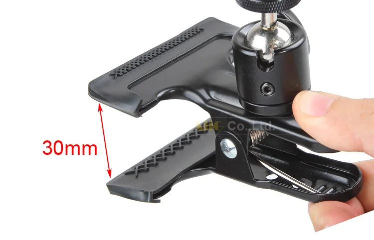 Photo Studio Photography Backdrop Clamp Tripod Ball Head + Hot Shoe Adapter Flash Light Stand for 580EX II 600EX SB800 SB910