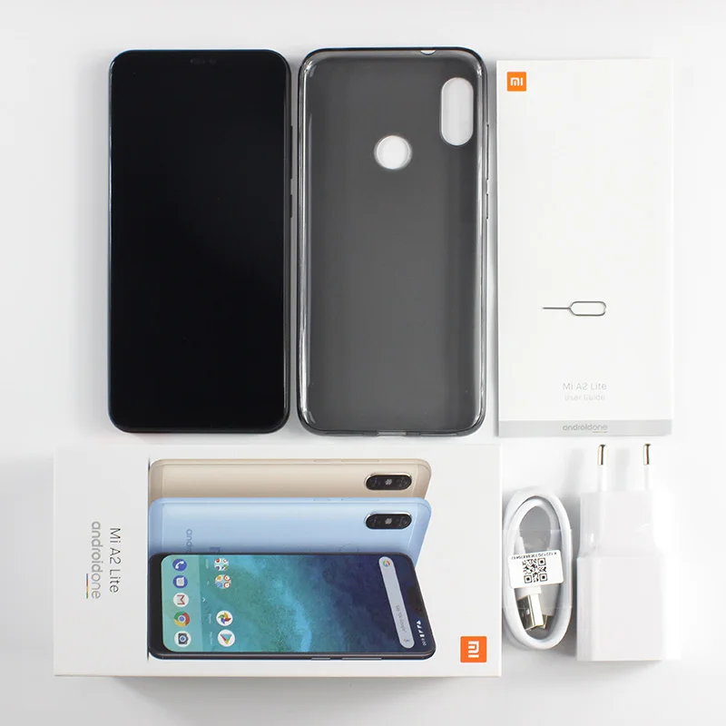 Глобальная версия Xiaomi Mi A2 Lite, 4 Гб ОЗУ, 64 Гб ПЗУ, мобильный телефон Snapdragon 625, четыре ядра, 5,84 дюймов, 19:9, полный экран, двойная камера ai