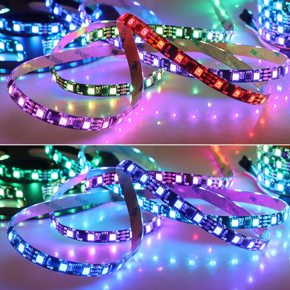 Набор светодиодных лент WS2811 12 в Адресуемая сменная RGB Светодиодная лента блок