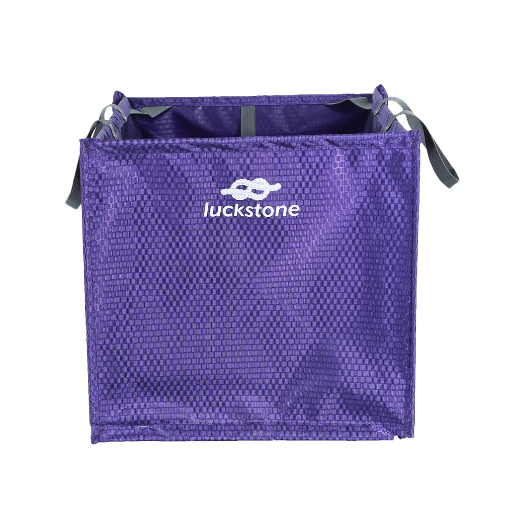 Складная нейлоновая сумка для хранения, переносная сумка для хранения на открытом воздухе, многофункциональные инструменты для скалолазания на дереве 39x39x39 см, 3 цвета - Цвет: Purple