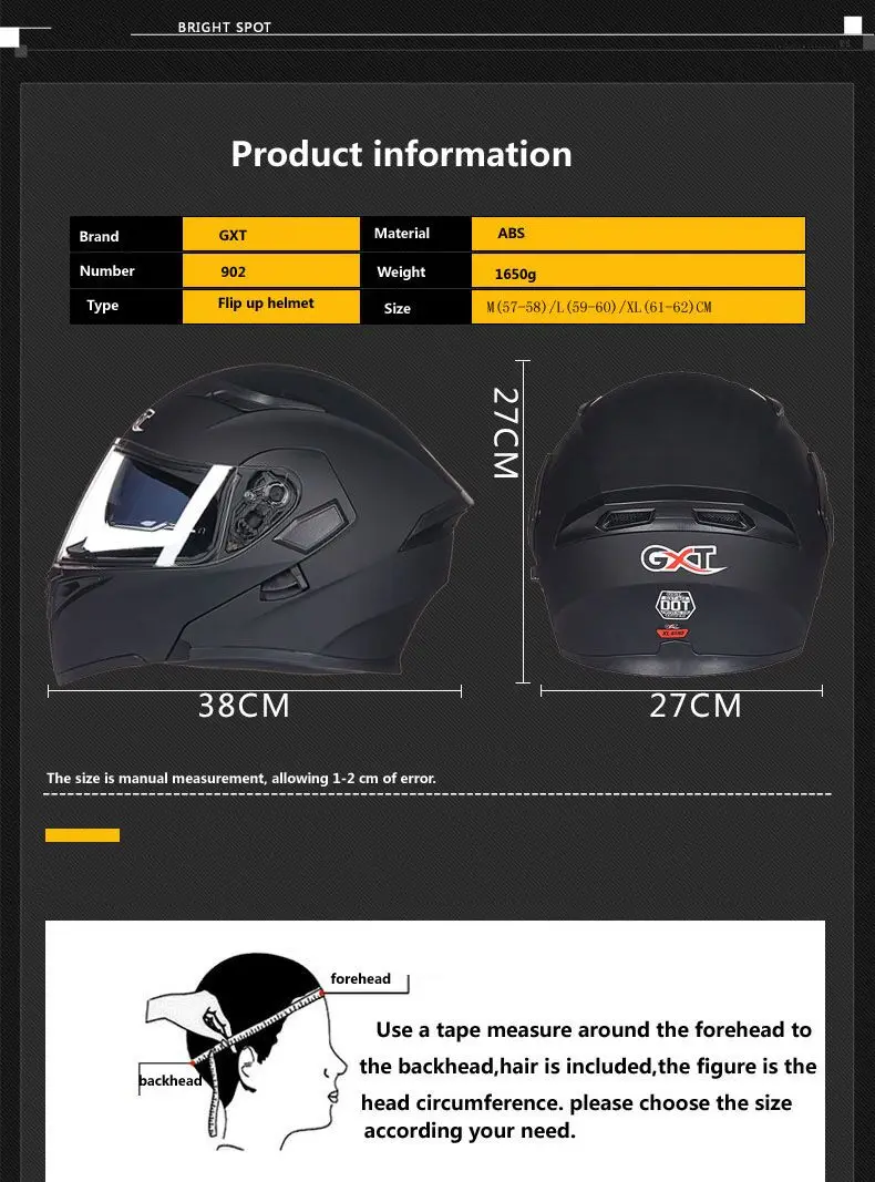 Мотоцикл Filp UP шлемы локомотив двойной козырек дым внутренний козырек шлемы для верховой езды гонки уличный Мото шлем capacete GXT902