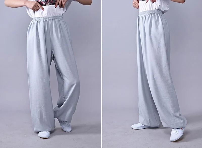Pantalon брюки для кунг-фу женские онлайн Китайский магазин тайцзи брюки цыганские женские хлопковые льняные штаны для йоги ушу TA1492
