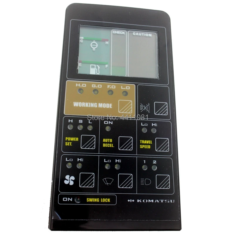 Komatsu PC-5 monitor with English Sticker