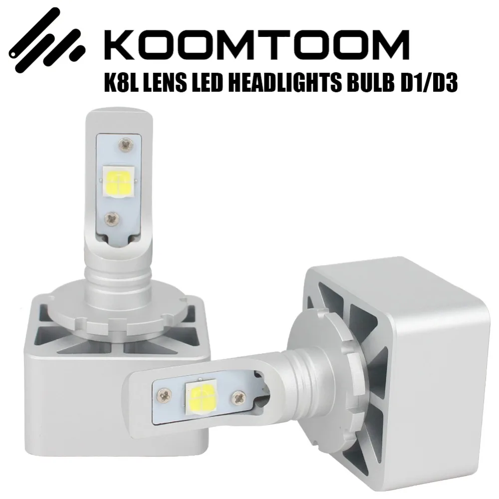 K8L LENS D1C D1R D1S D3R D3S LED Headlight 6000LM PER 12000LM SET CREES .