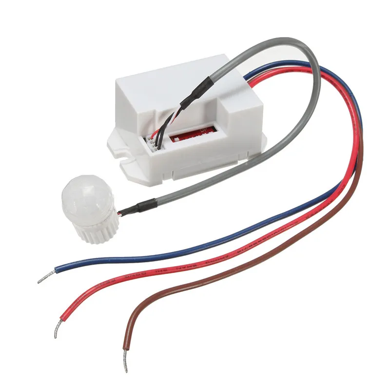 

Switch Ceiling Occupancy Motion Light Switch 220-240V/AC 800W 360 Degree Recessed PIR Sensor Detector Light