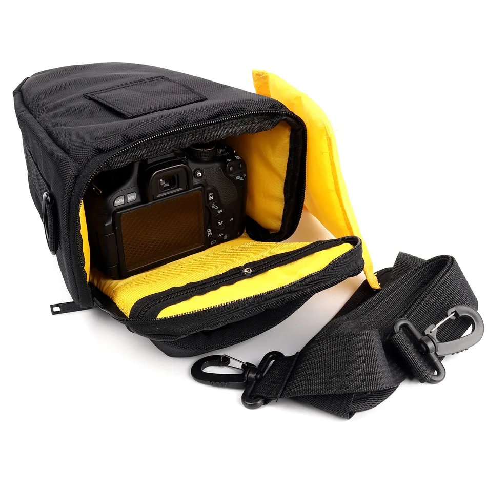 DSLR Камера сумка чехол для цифровых зеркальных фотокамер Nikon P900 P1000 D750 D5600 D5300 D5100 D7000 D7100 D7200 D3100 D80 D3200 D3300 D3400 D5200 D5500 D3100