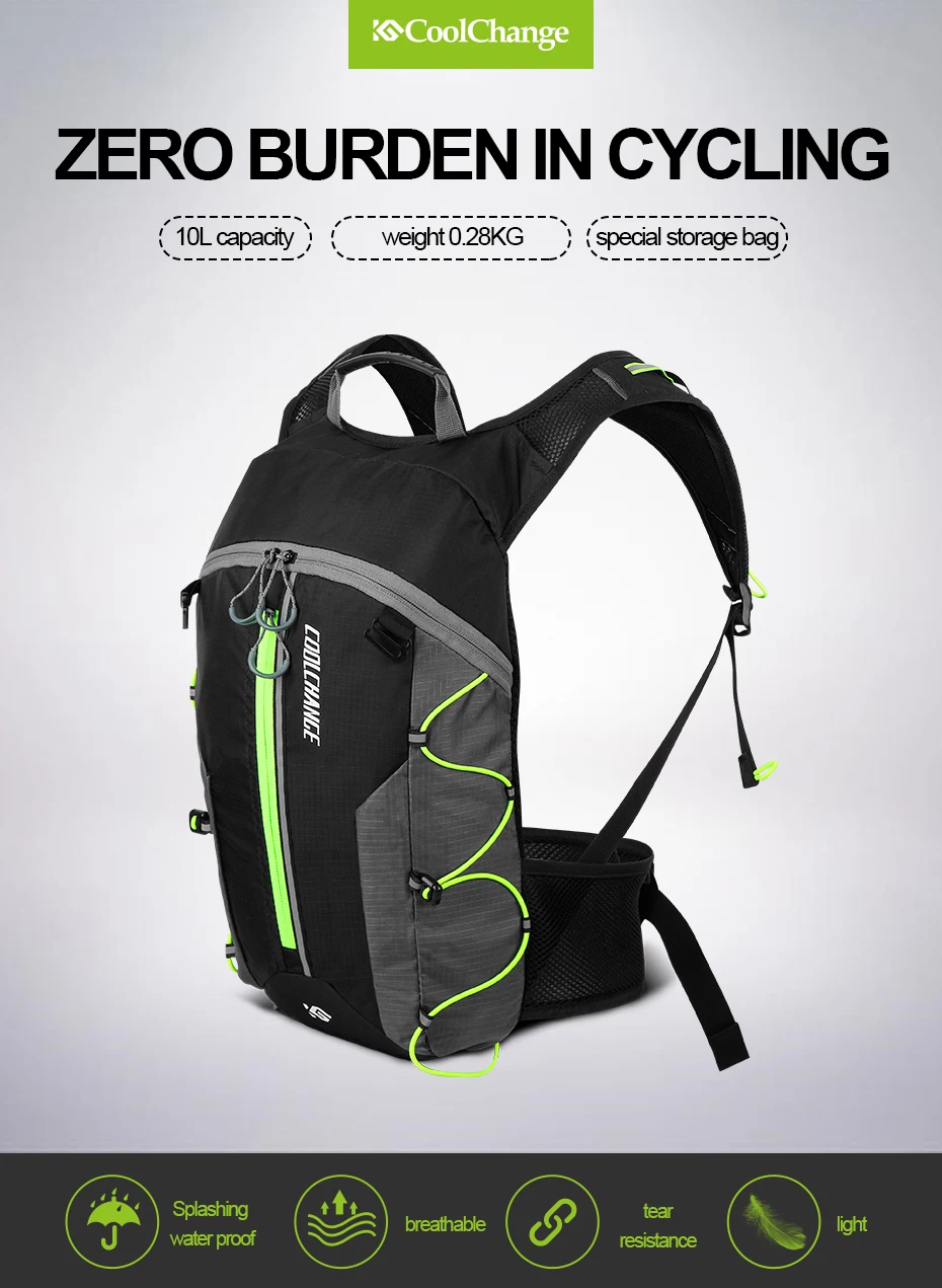 Cheap CoolChange Bike Bag Ultralight Waterproof Sports Breathable Backpack Bicycle Bag Portable Folding Water Bag Cycling Backpack 0