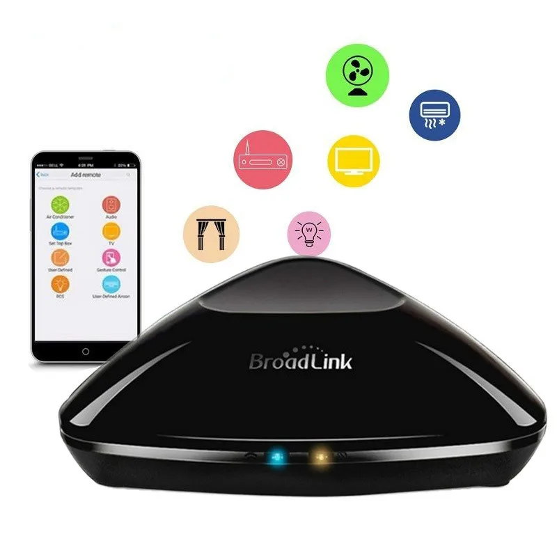 

RM Pro+ Universal Intelligent controller,WIFI+IR+RF Wireless Remote Controller for Smart Light Switch for Smart Home