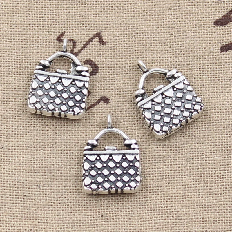 

6pcs Charms handbag 18x13mm Antique Making pendant fit,Vintage Tibetan Silver,DIY Handmade Jewelry