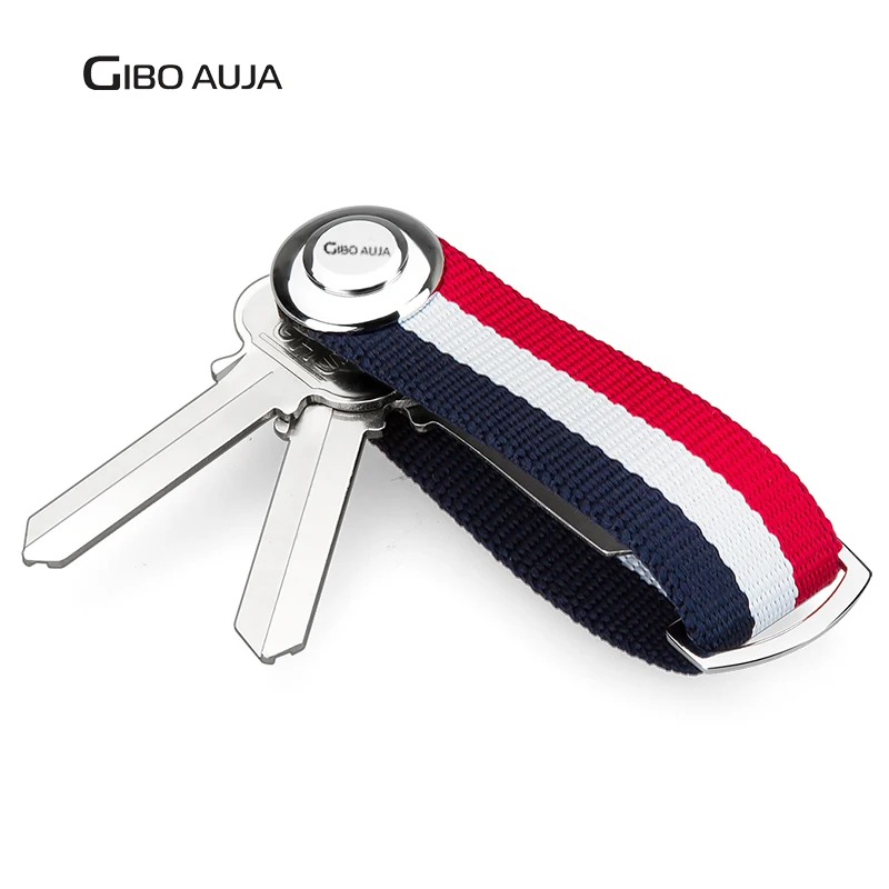 Brand Key Organizer Keycase Keychain EDC DIY Gear Travel Accessories