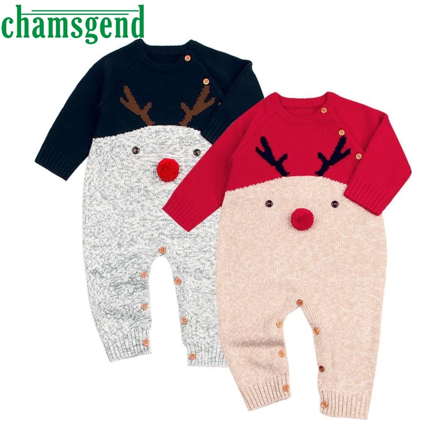Buy baby jumpsuit romper Children Set Christmas Deer