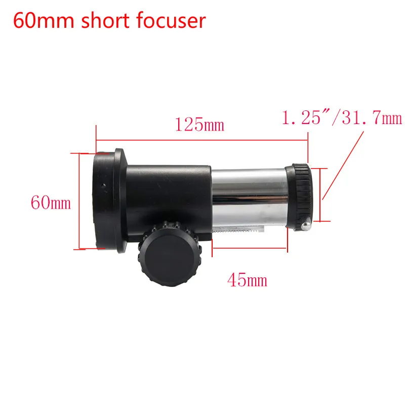 Астрономический телескоп 1,2" адаптер фокусера Тип рефракции ABS пластик 60 мм 70 мм 80 мм наружный диаметр для астрономии Монокуляры