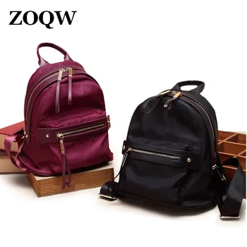 

New casual backpack female Oxford waterproof Backpacks for adolescent girls travel backpack school bags mochilas ZOQW SW0335