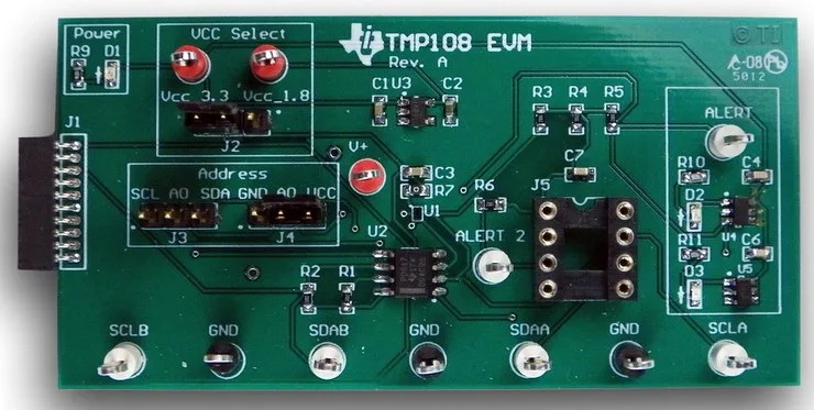 

TMP108EVM:TMP108 digital temperature sensor
