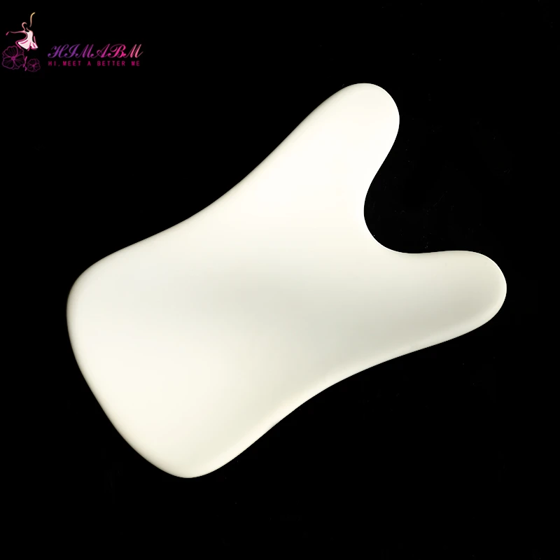 HIMABM Chinese Ceramic guasha board massage tool scraping tool for body massage acupuncture HIMABM Chinese Ceramic guasha board massage tool scraping tool for body massage acupuncture