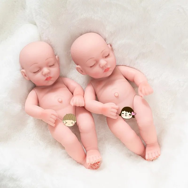 Reborn Baby Doll 10 дюймов полный винил реалистичные детские развивающие красивые игрушки для ванной дети Playmate милый Bebe Reborn