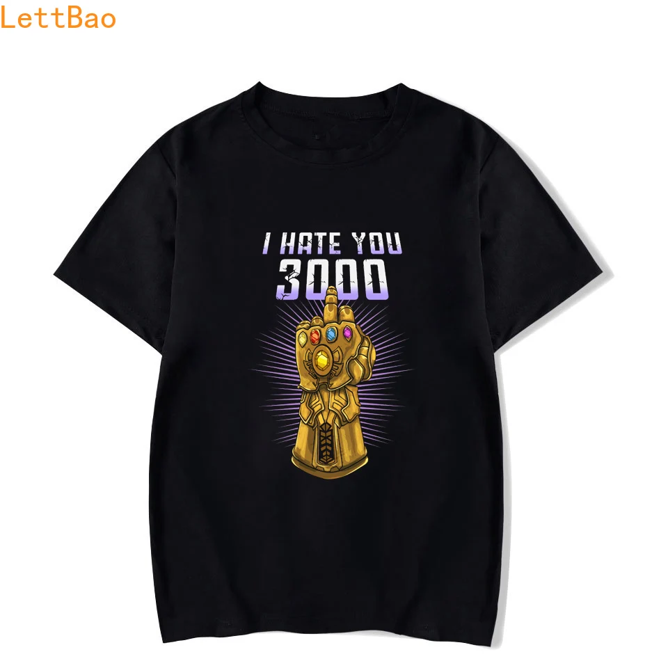 

I love you 3000 vogue Print funny T shirts Women/Men 2019 Summer top cotton Casual Streetwear Clothes avengers endgame t-shirt