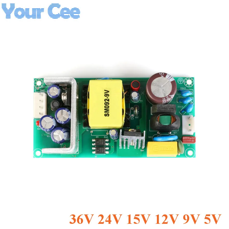 

AC-DC 40W Isolated Power Module Buck Converter Module Industrial Switching Power Supply Bare Board 220V to 5V 9V 12V 15V 24V 36V