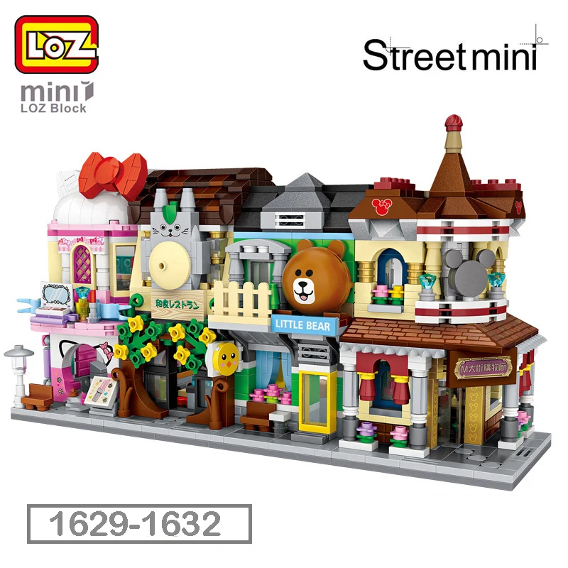 

LOZ DIY Pieces Mini Scene Building Blocks Action Toys model Creative Building Block Toy for gift Children Kids and adult