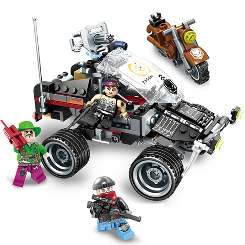 

284pcs Military Soldier Weapons model Building Blocks DIY Special Force Figures Compatible Technic Bricks Toys For kids