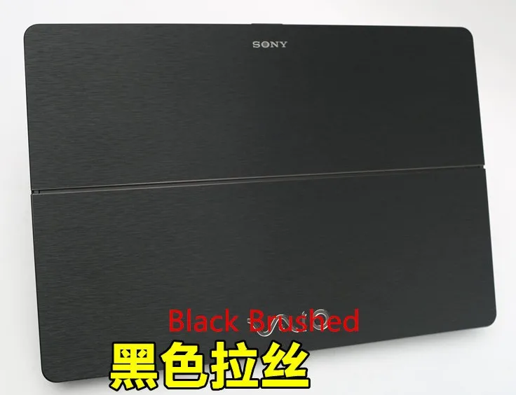 Black brushed Ноутбук углеродного волокна виниловая кожа Наклейка Обложка для sony VAIO SVF14A SVF14AC1QL SVF14A15CXB SVF14A16CXB 14" - Цвет: Black brushed