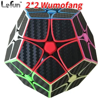 

Lefun 2x2x2 Megamin Cube With Carbon Fiber Sticker Master Kilominx Cubo Magico 2x2 Puzzle Toys For Children
