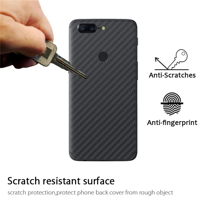 

10PACK Matte Carbon Fiber Skin Sticker Back Film For Oneplus 5T 5 3D Screen Protector For Oneplus 3 3T 1 2 (Not Tempered Glass)