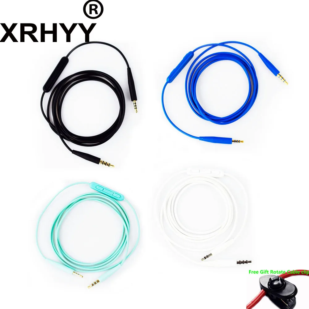 Xrhyy Sostituzione Cavo Audio Con Microfono E Telecomando Per Bose In-Ear 2/Oe2/Oe2I/Qc25 /Qc35/Soundlink/Soundtrue Cuffie