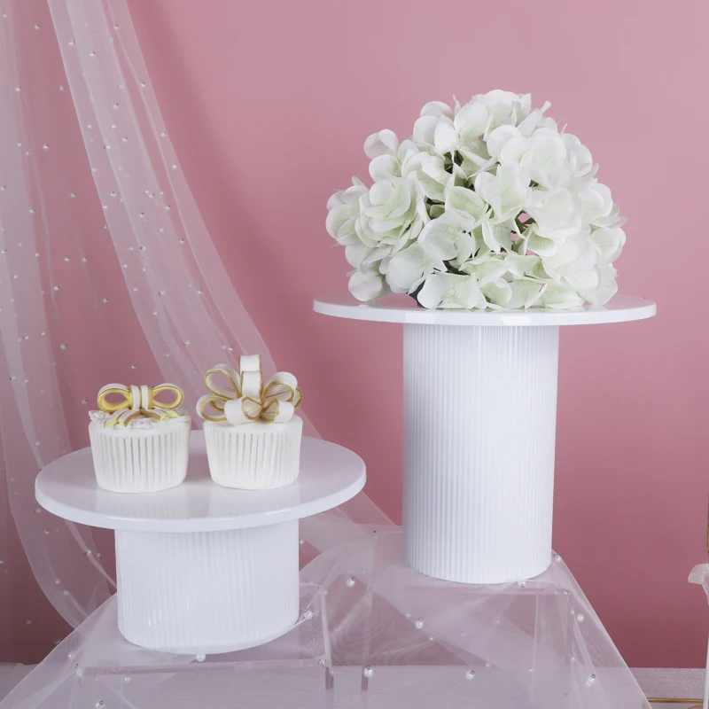 Glass Metal Cake Tools Wedding White Cake Stands Cake Decoration Cupcake Plates for Birthday Cake Stands Cake Dessert Tools